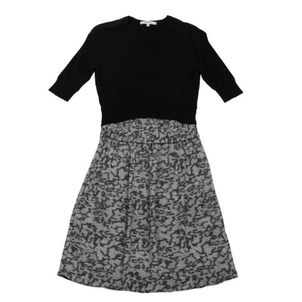 Carven Ribbed Knit Dress | Size Small